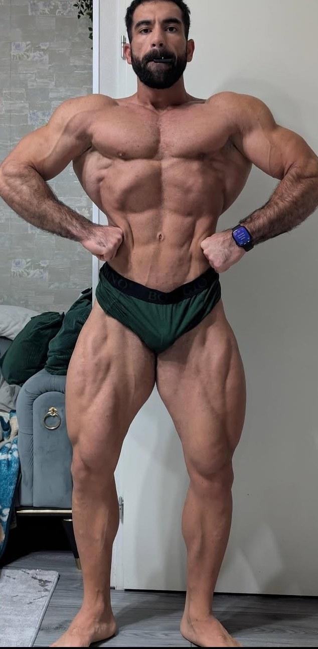 Abdullah Aziz after his 6-month transformation