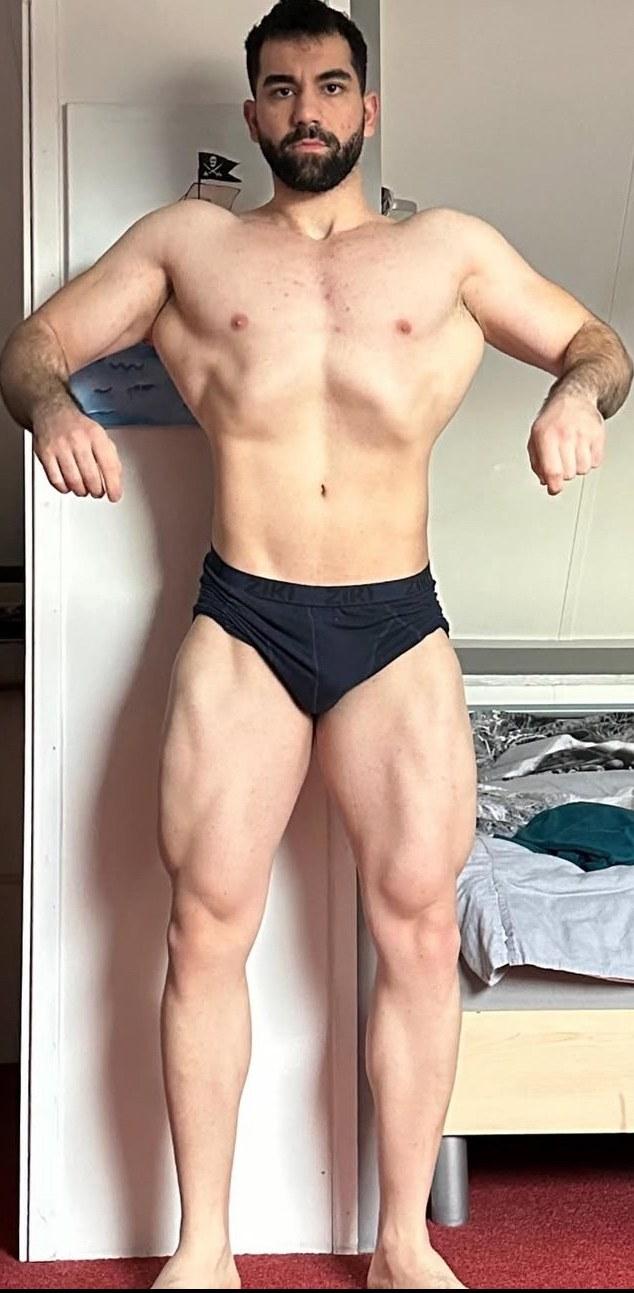 Abdullah Aziz before his 6-month transformation
